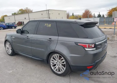 2016 Land Rover Range Rover Sport 3.0L V6 Supercharged Hse z USA, uszkodzony, nr VIN SALWR2VF1GA571387